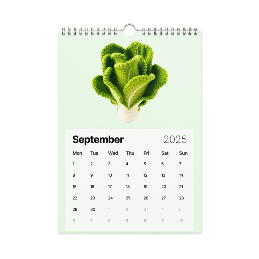 CozyAvocado's Healthy 2025 Calendar Veggie Edition product image (9)
