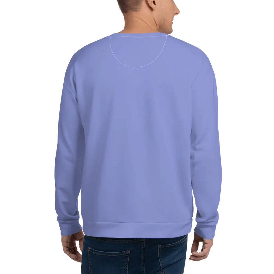 Plain Light Purple True Summer Unisex Recycled Polyester Heavyweight Premium Sweatshirt by Treasure Pie product image (7)