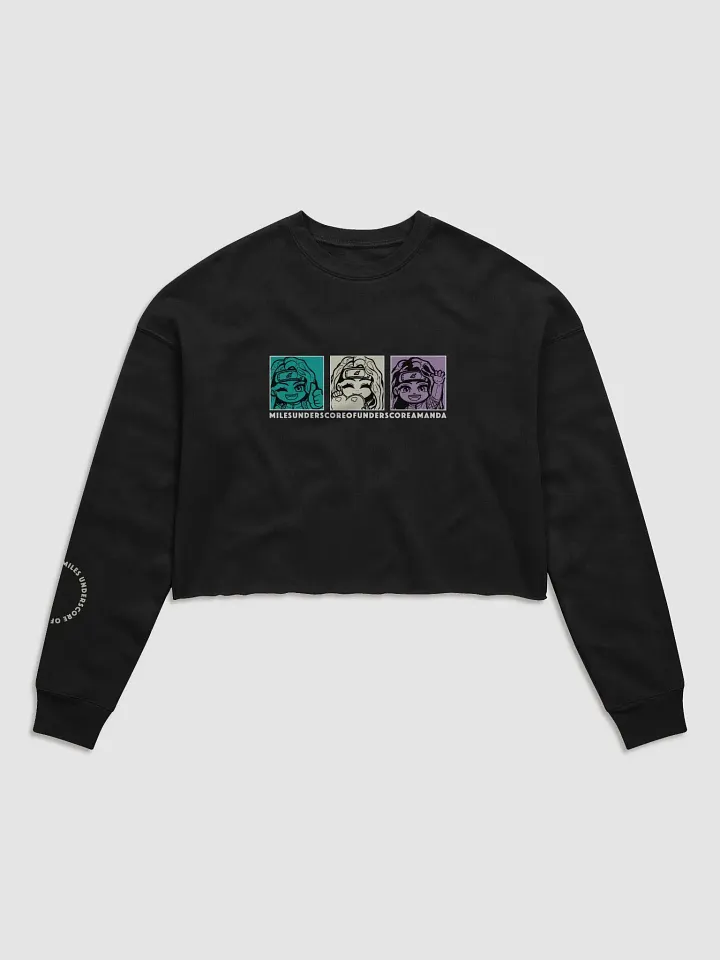 The Undie Women's Crop Sweatshirt product image (1)