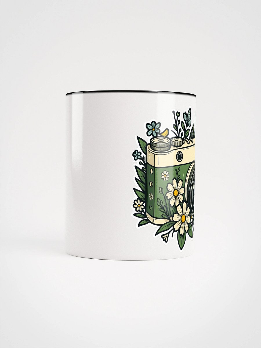 Vintage Camera Floral Ceramic Mug product image (5)