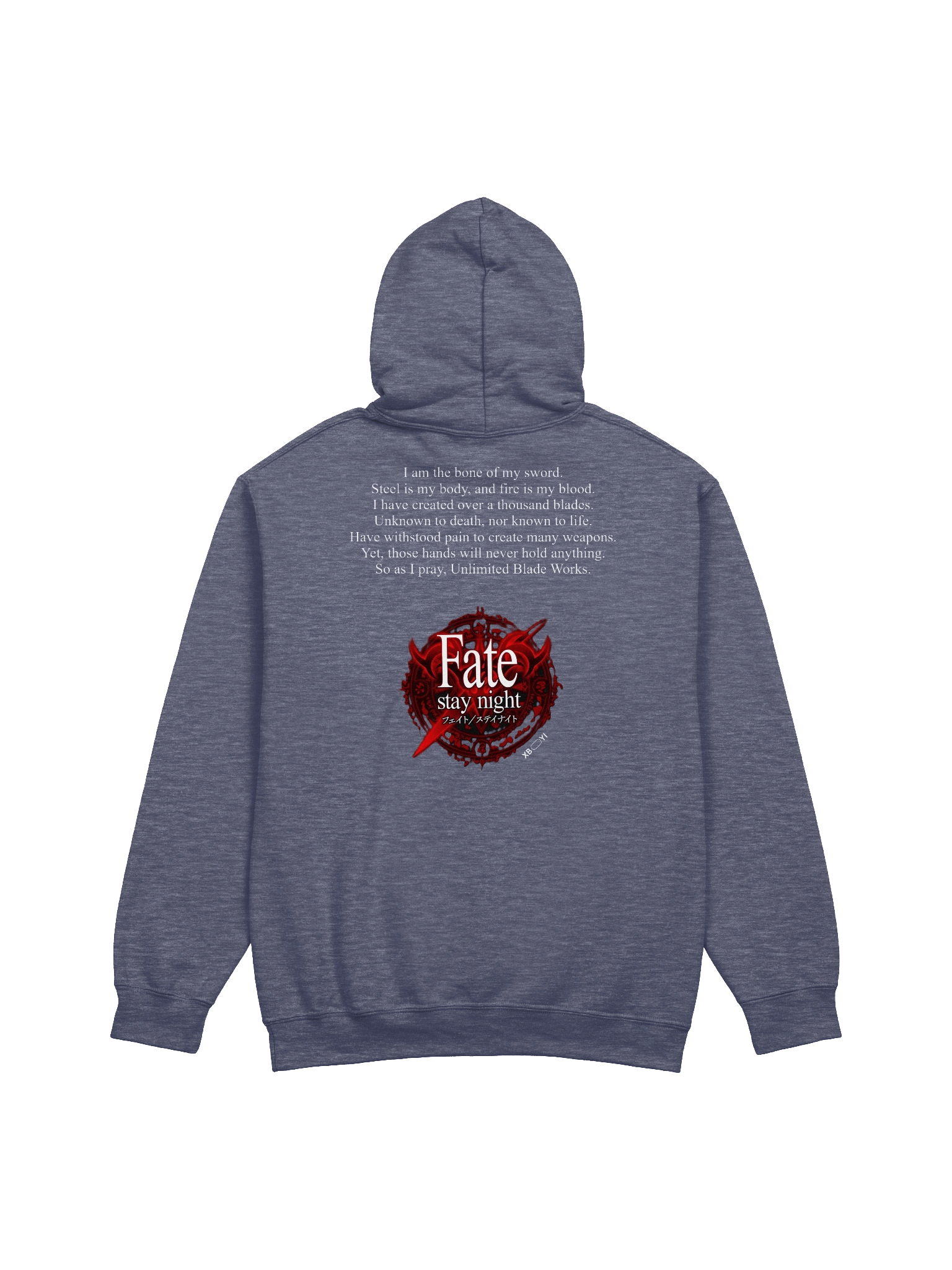 XBOYI x Fate/Stay Night | Unlimited Blade Works Classic Hoodie product image (21)