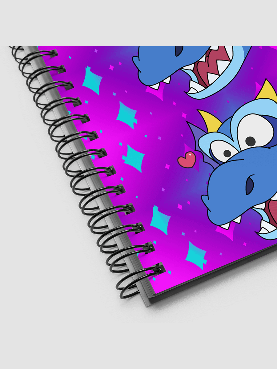 Love Blue Dragons Spiral Notebook product image (3)