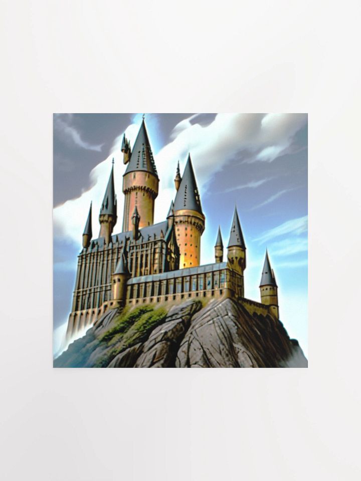 Castle Cliffside Fantasy Poster product image (3)