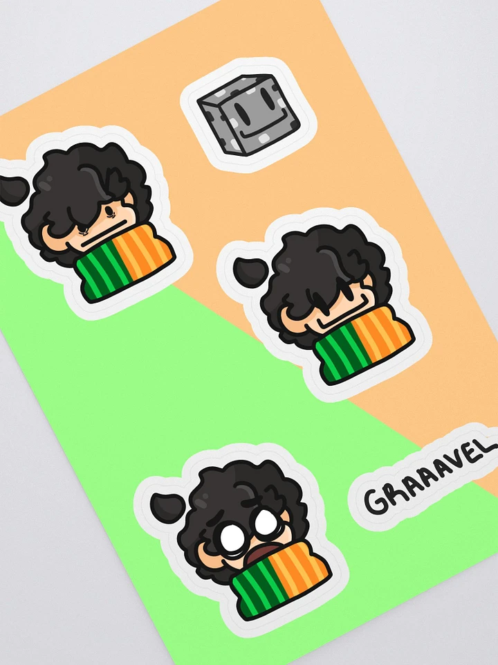 Graaavel Emote Sticker Sheet product image (1)