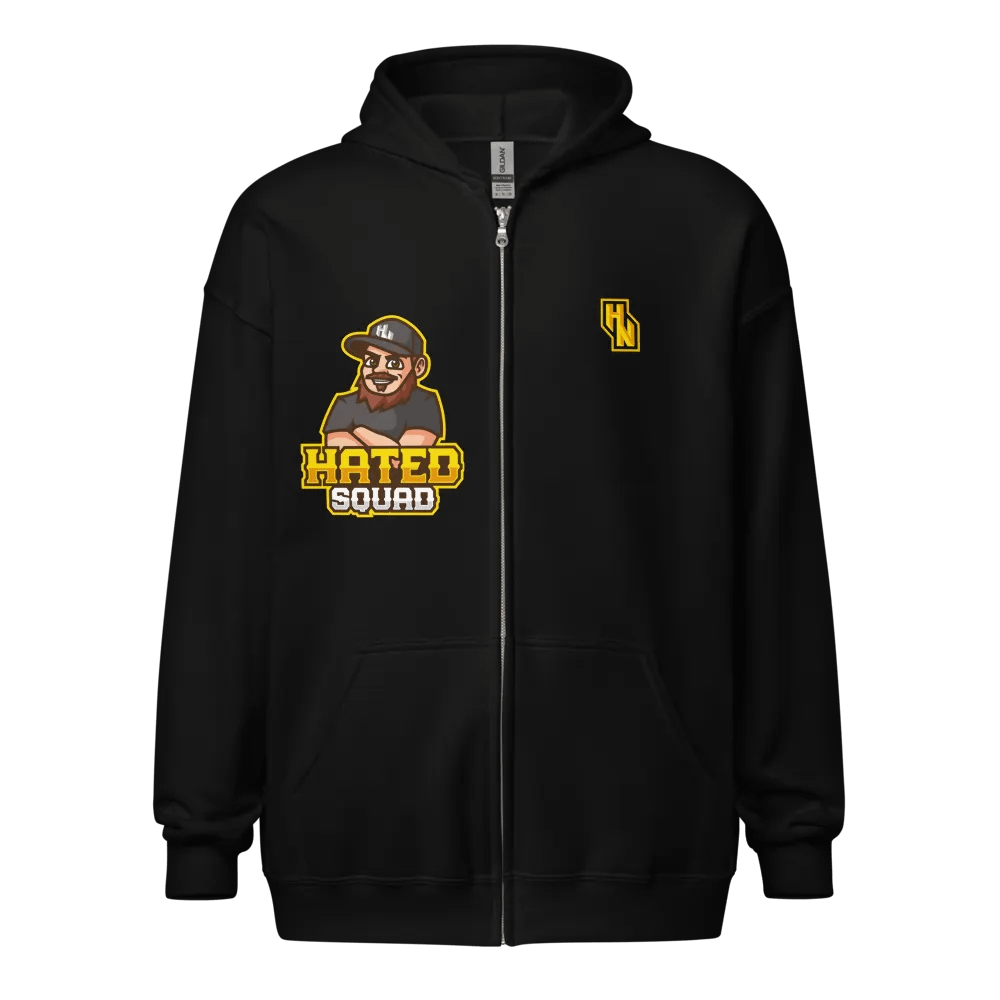 Hated Squad Zip Up Hoodie product image (1)
