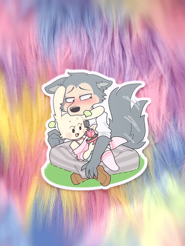 The Wolf and His Rabbit | Sticker Set product image (2)