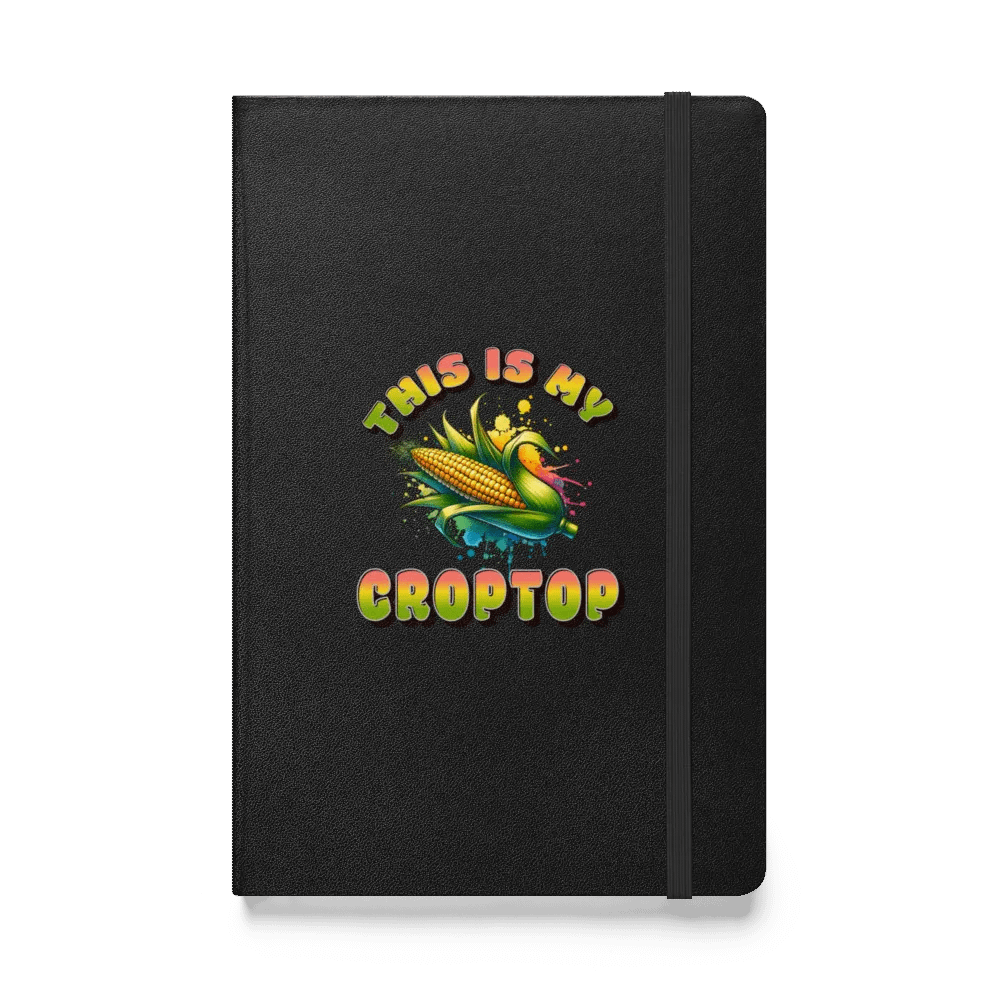 This Is My Crop Top Corn Hardcover Notebook product image (1)