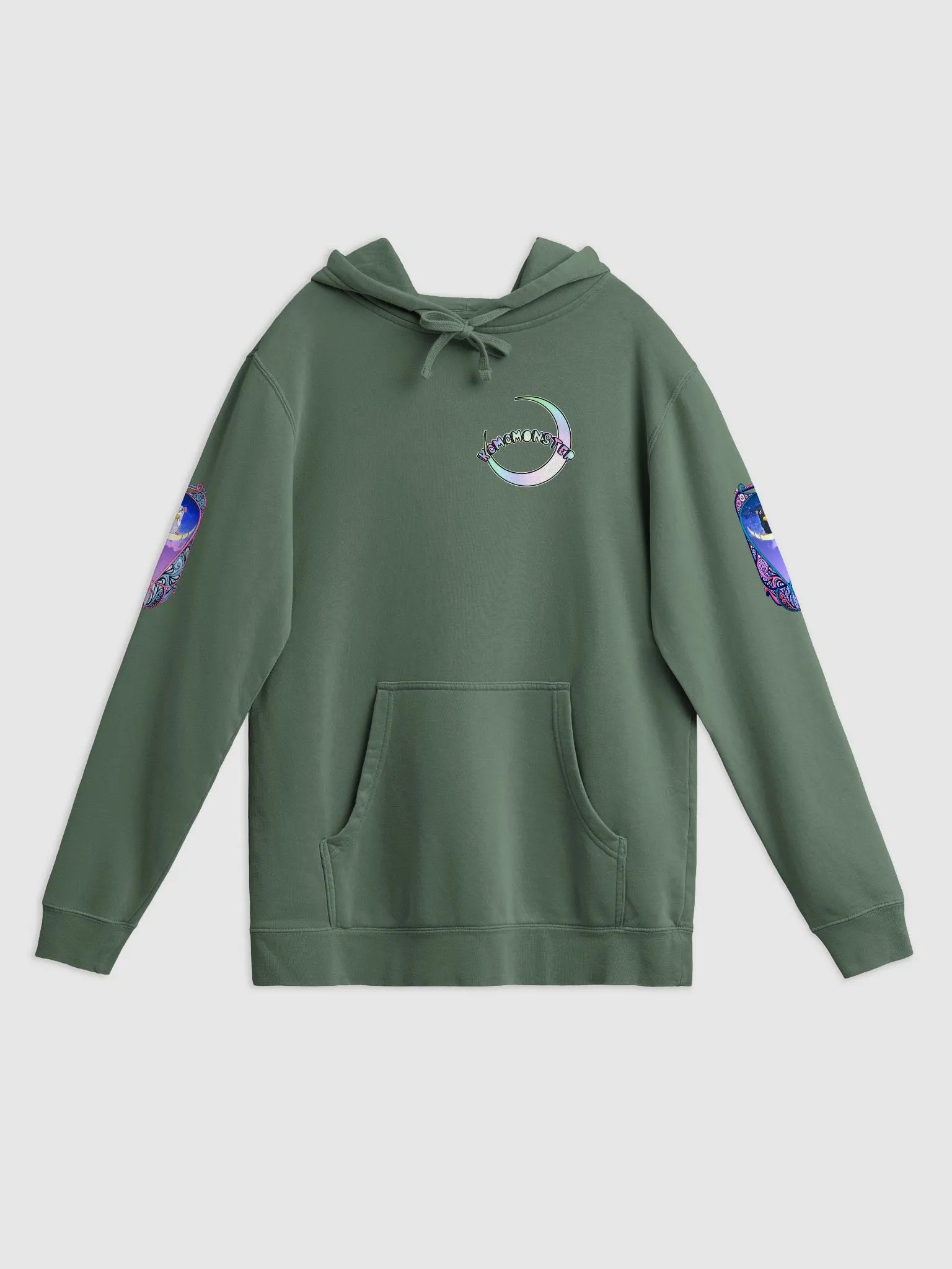Possum Moon: Independent Trading Co. Pigment Dyed Hoodie product image (1)