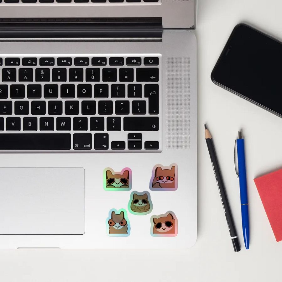 Yuni Uhu - Holographic Sticker Set product image (12)