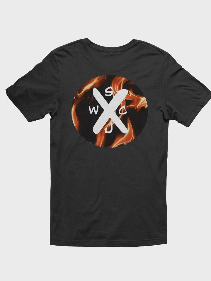 SJWC t-shirt front & back product image (2)