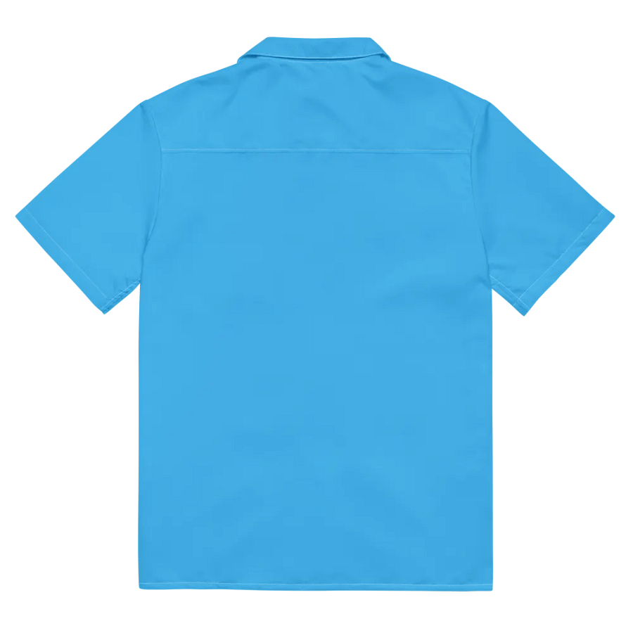 OCEAN BLUE RED CULT BUTTON UP product image (11)
