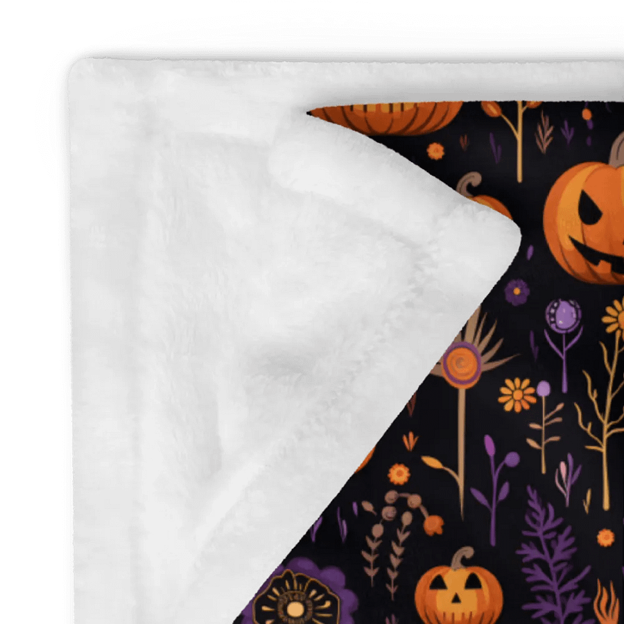 Black And Purple Halloween Blanket product image (12)