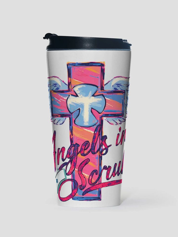 Angels In Scrubs Nurse Travel Mug product image (1)