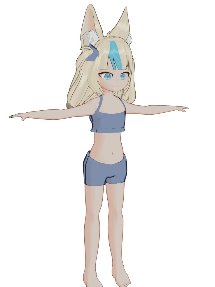 Sameko Saba Rigged 3D model (V0.0.1) product image (3)
