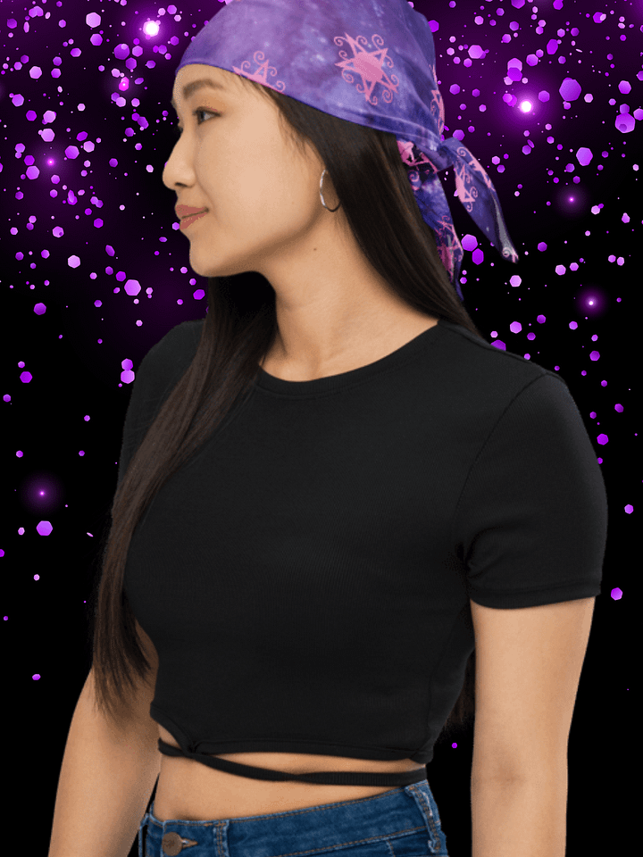 Purple Eternity Spiral All-Over Bandana product image (1)