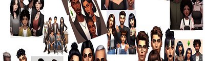Alternative Sims 2 Family Portraits!