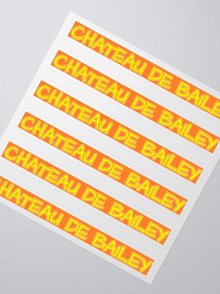 Chateau De Bailey "Architects Daughter" Stickers product image (2)