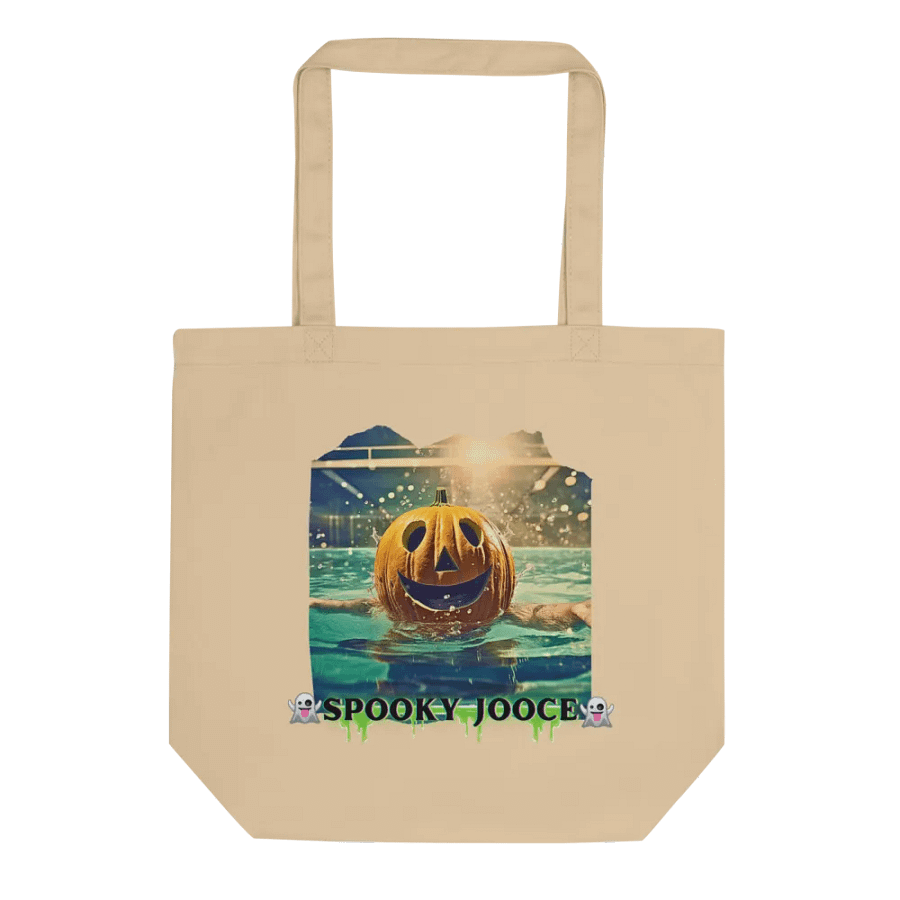 “SPOOKY SWIMZ” Khaki Tote Bag product image (4)