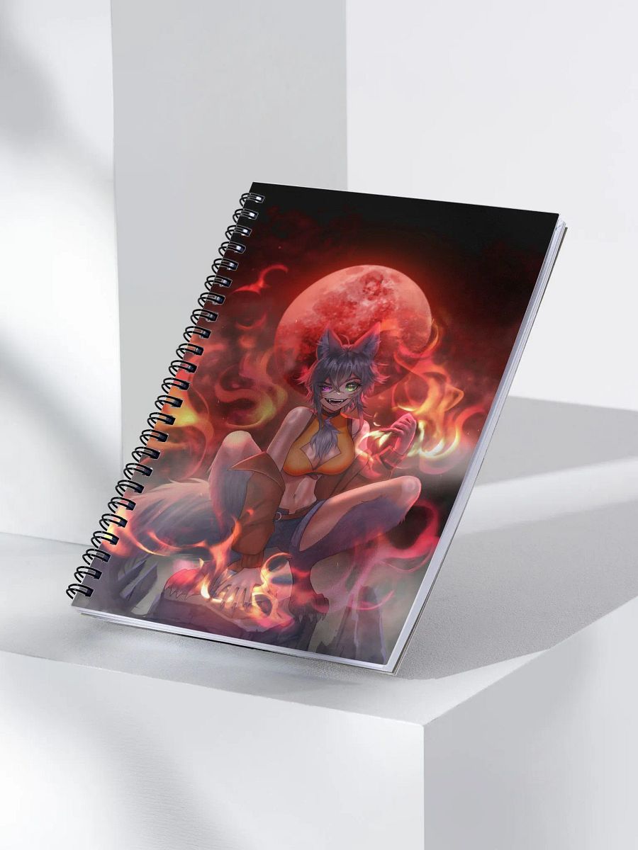 WolfcatRisi Big Bad Wolfcat Spiral-bound Notebook product image (3)