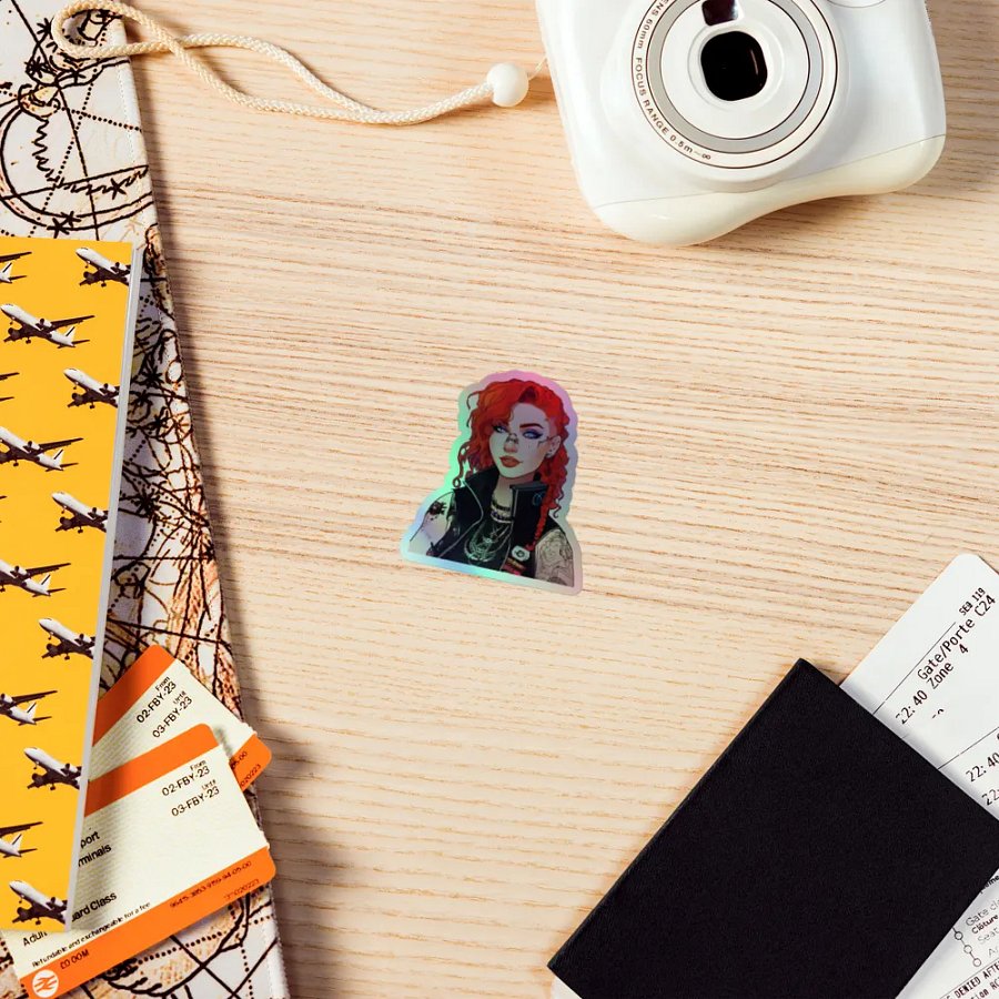 Holographic Anchor PNG sticker product image (7)