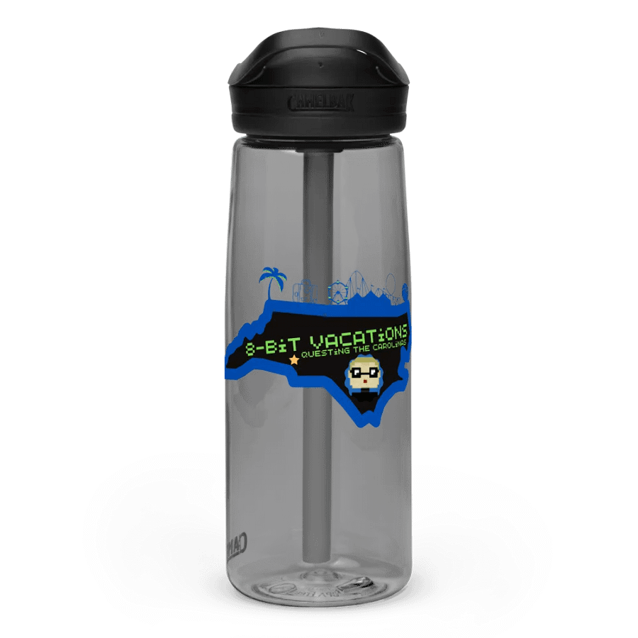 8-Bit Map Logo Water Bottle product image (3)