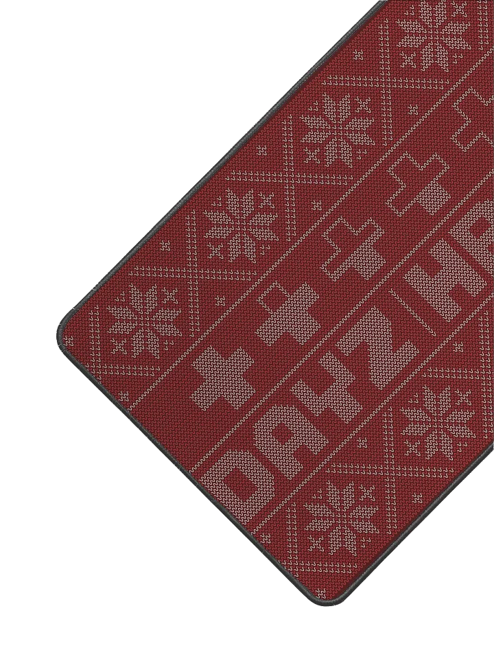 HappyBombs Festive Knit Desk Mouse Mat - Large product image (2)