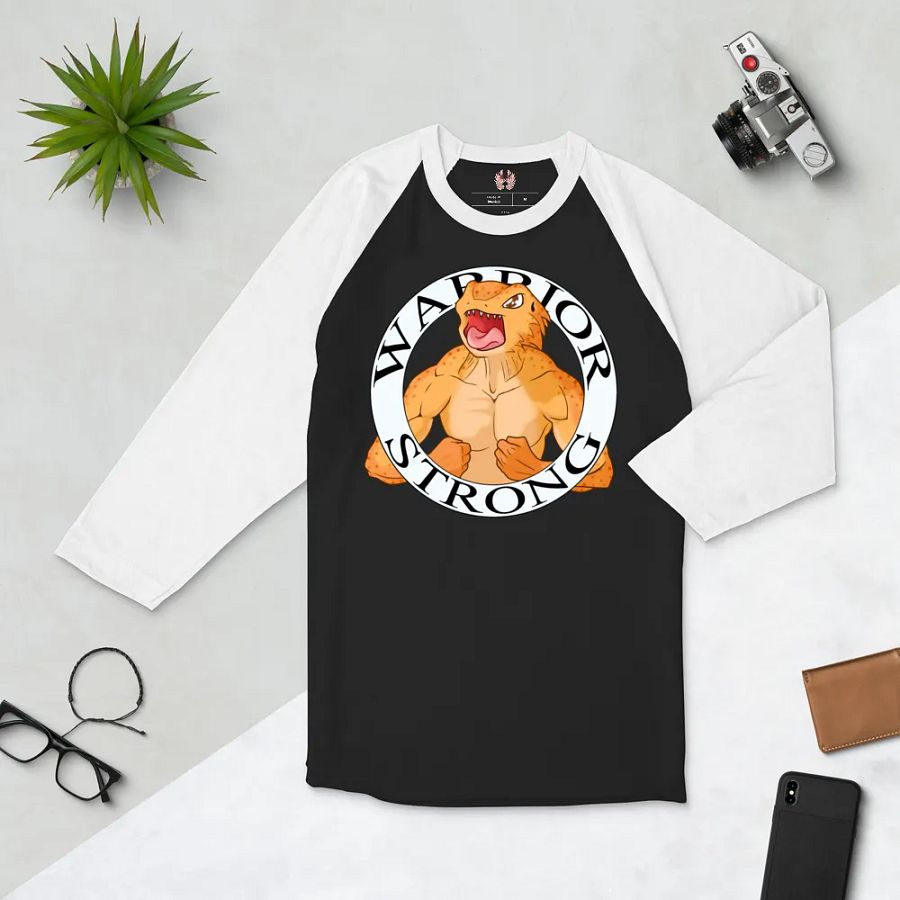 Warrior Strong Baseball Long Sleeve Shirt product image (4)