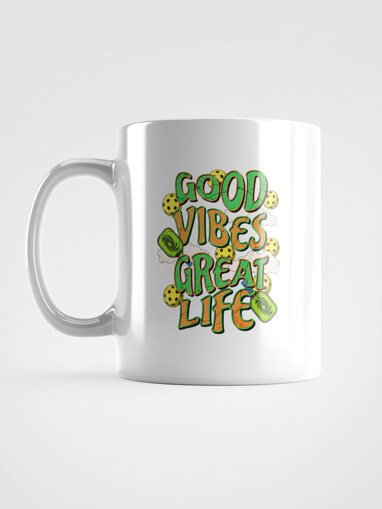 Good Vibes Great Life Pickleball Mug product image (1)