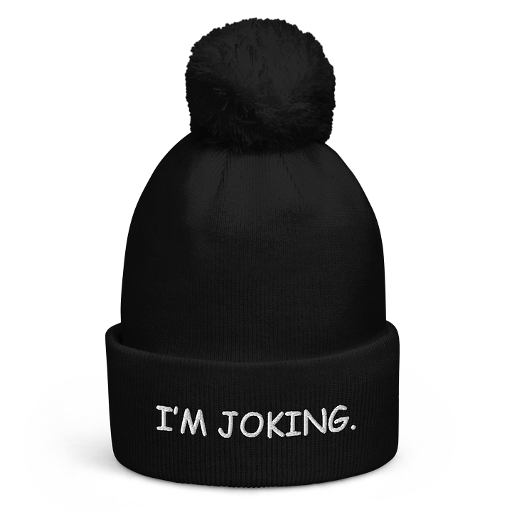 THE OFFICIAL "I'm Joking," POM BEANIE product image (1)