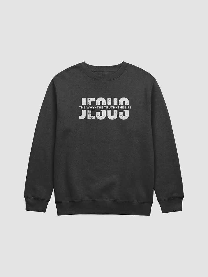 Jesus the way, the truth and the life (Unisex sweatshirt) product image (1)