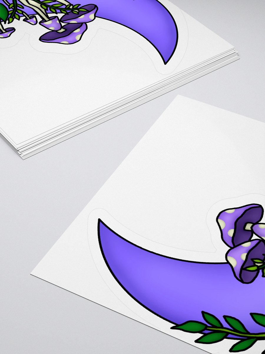 Moon & Mushrooms Sticker product image (11)