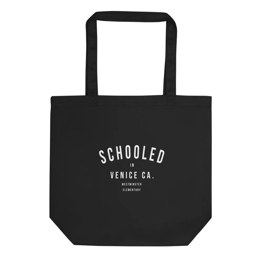 Eco-friendly 'Schooled in Venice' tote bag product image (1)