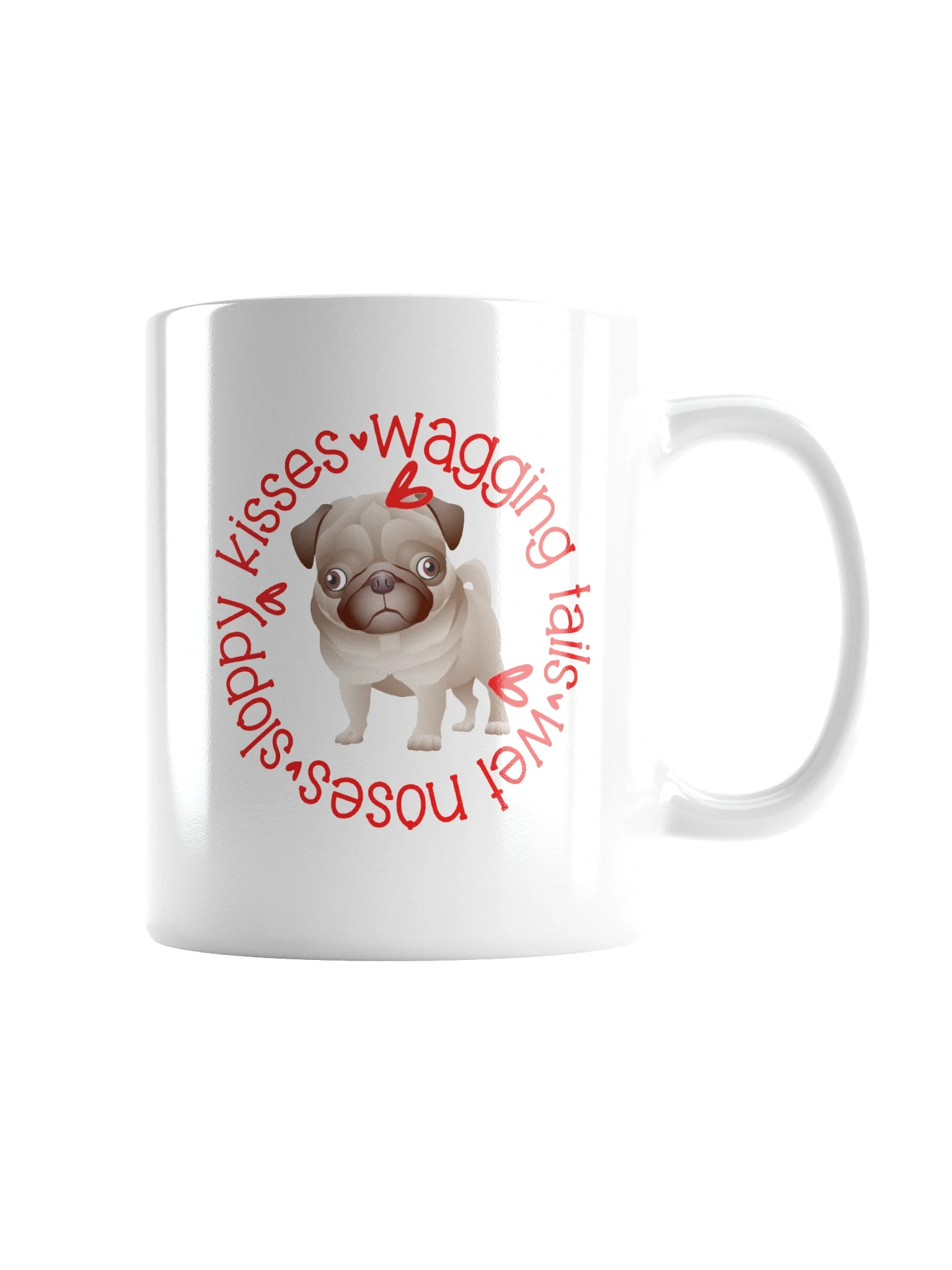 Sloppy Kisses Pug Mug product image (4)