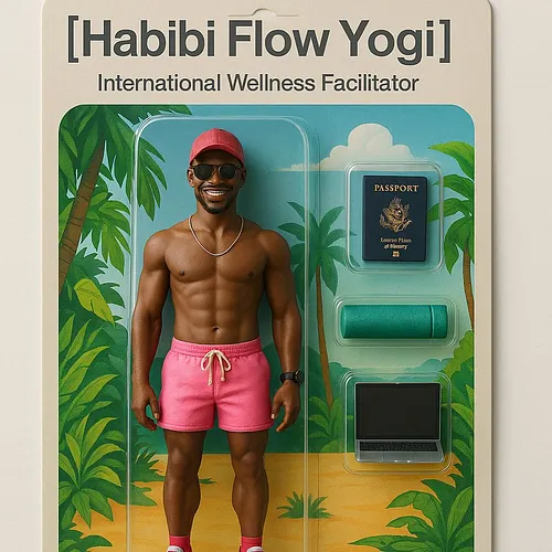From passport stamps to power poses — the Habibi Flow Yogi stays ready. Wellness is the flex. Vitality is the vibe. Collect t...