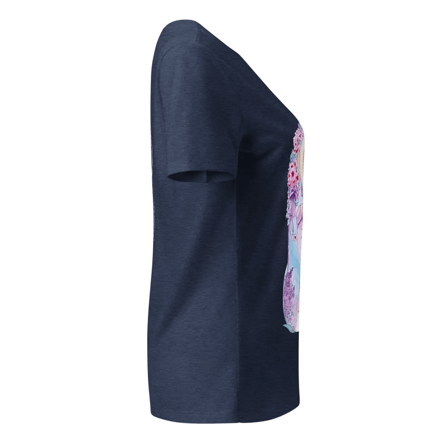 Unicorn and Lilac Femcut Vneck product image (6)