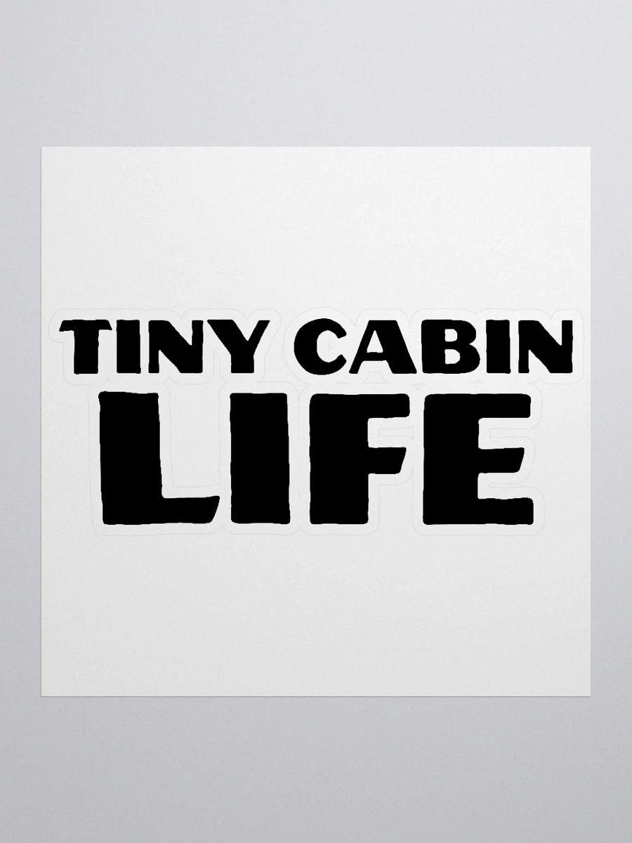 Tiny Cabin Life Sticker product image (1)