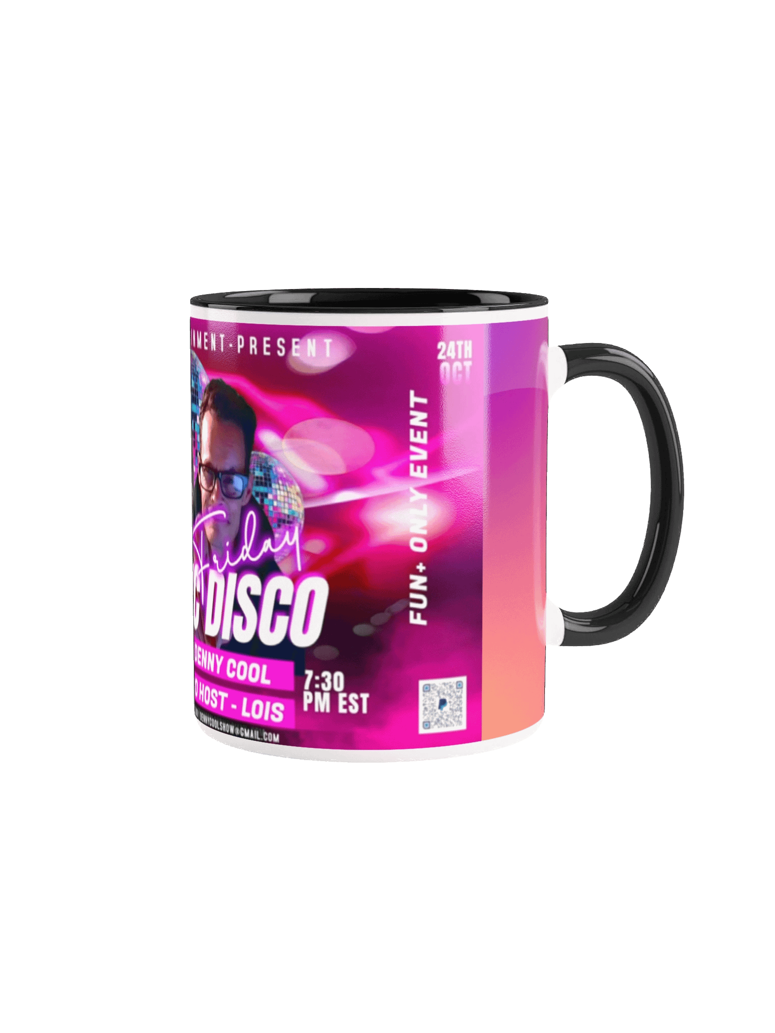 Friday Music Disco Ceramic Mug product image (1)