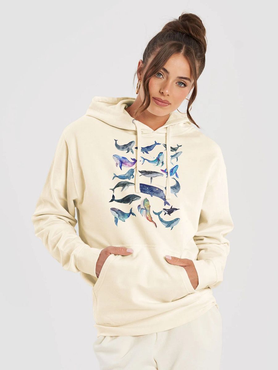 Whale Collage Adult Hoodie product image (17)