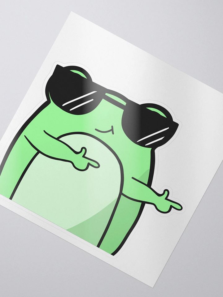 Cool Frog Sticker product image (2)