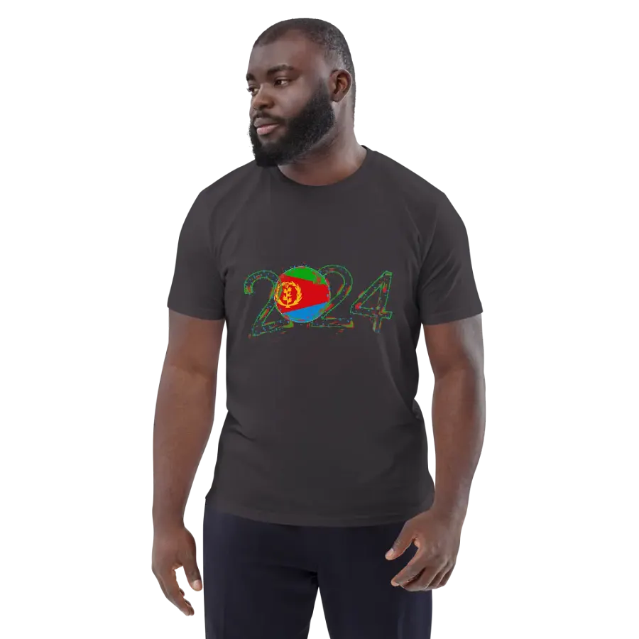 Glitch Emblem Organic Cotton T-Shirt product image (137)
