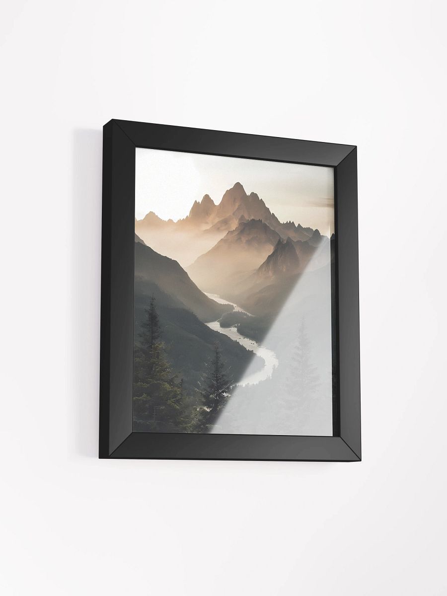 Mystical Valley Sunset Framed Poster product image (3)