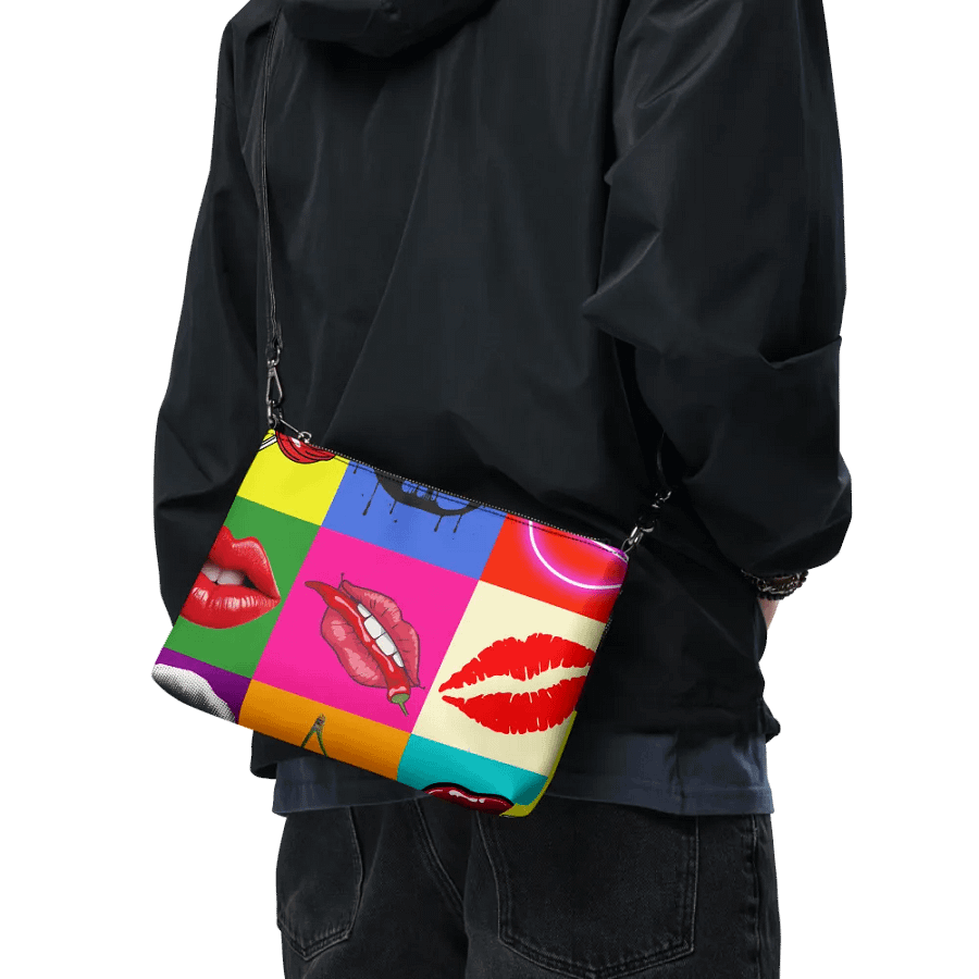 Luscious Lips and Cherries Crossbody Bag product image (9)
