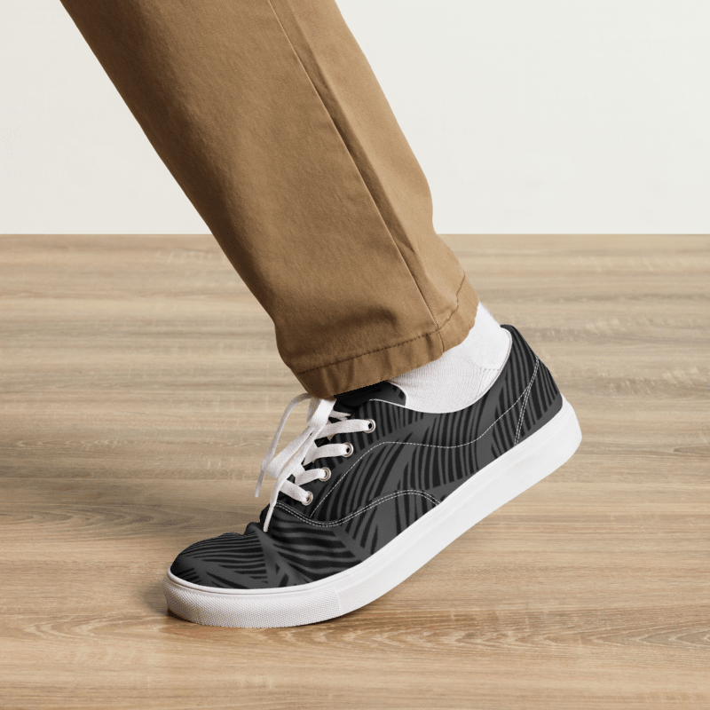 Flowing Leaves Men's Canvas Shoes product image (6)