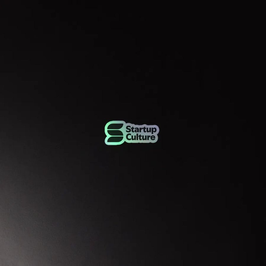 Startup Culture Holographic Sticker product image (2)