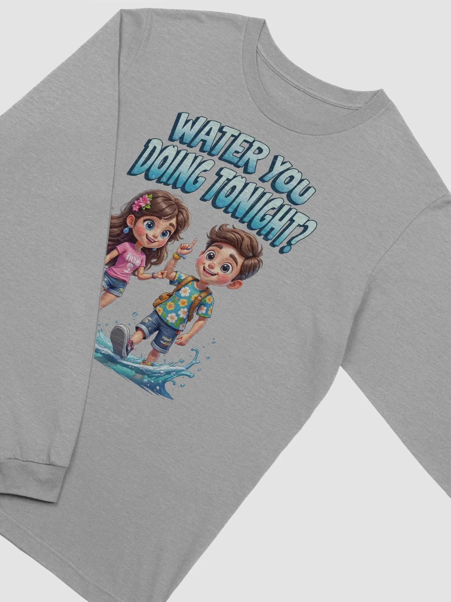 Splashy Romance Long Sleeve Tee product image (45)