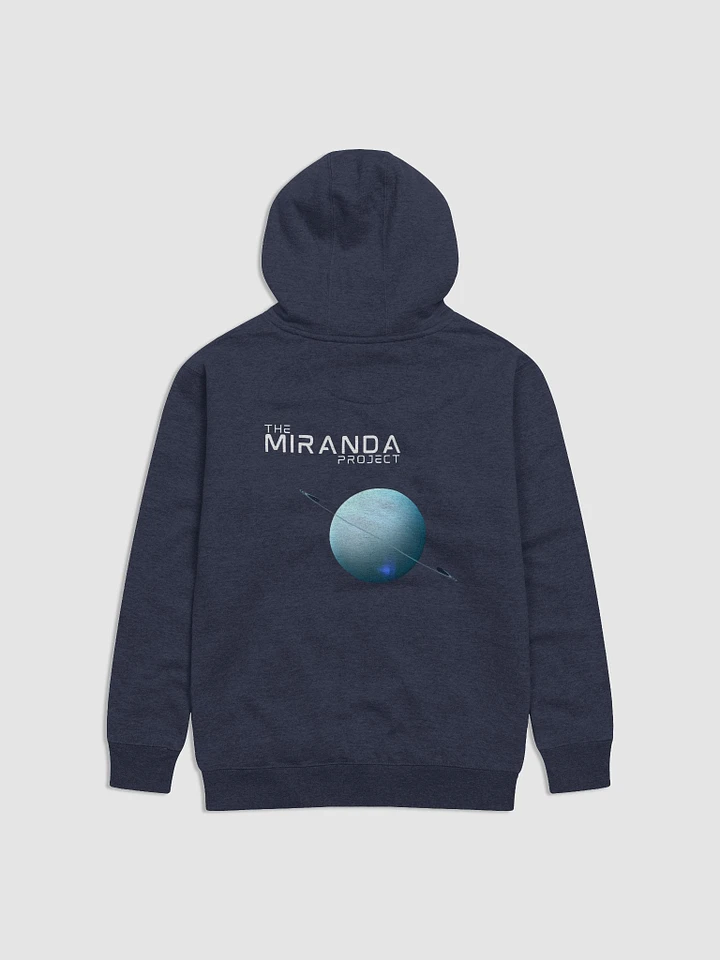 The Miranda Project White Logo Unisex Pullover Hoodie Back Graphic product image (6)