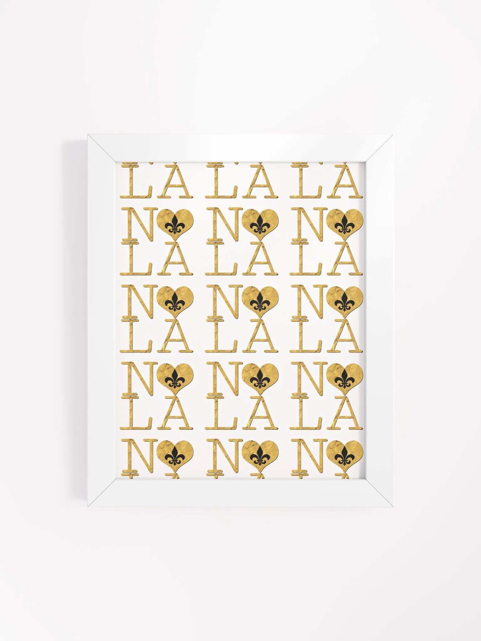 I LOVE NOLA **LEGACY POSTER** (GOLD WRAP FULL INFINITY WRAP) product image (4)
