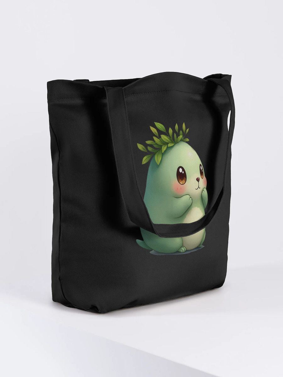 Whimsical Eco-Friendly Crowned Creature Tote Bag product image (4)