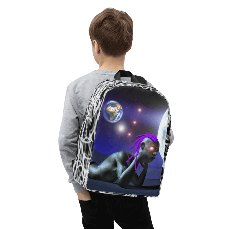Caught myself thinking again backpack product image (1)