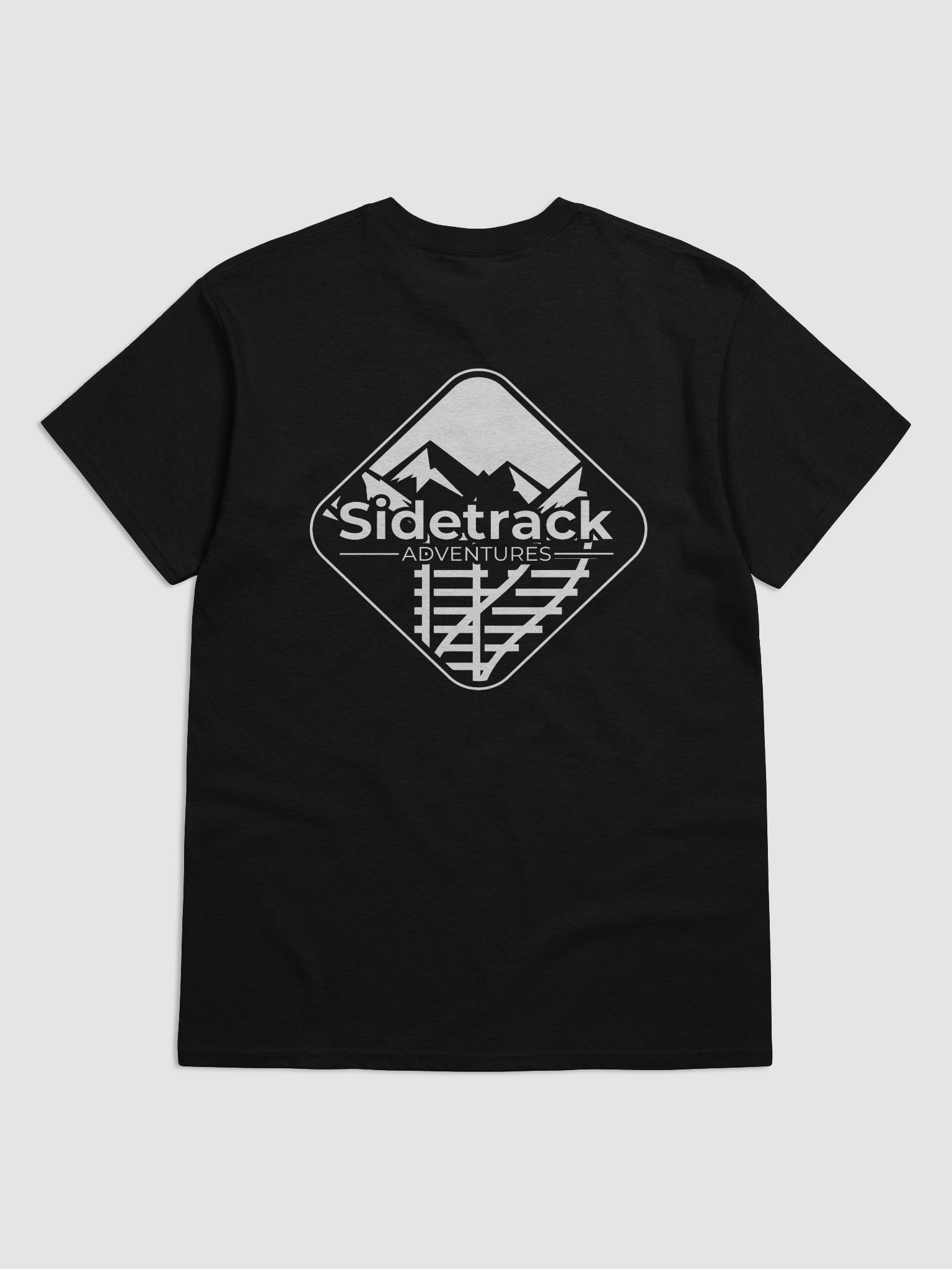 Sidetrack Adventures Logo Shirt Black & White product image (2)